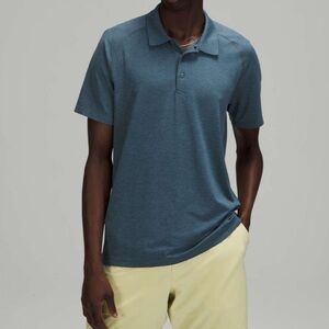 Lululemon Men’s Metal Vent Tech 2.0 Polo in Iron Blue Size XL